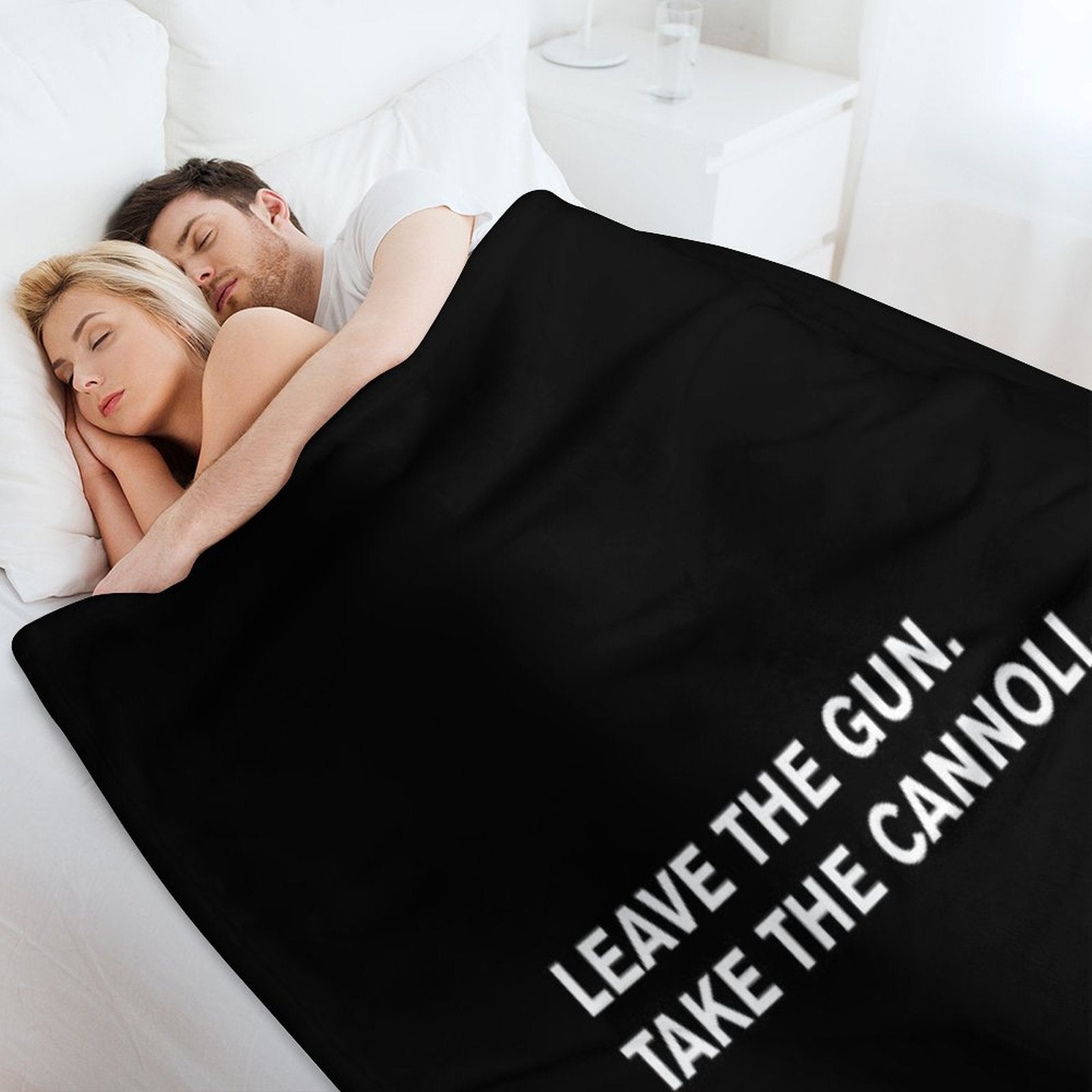 Leave The Gun. Take The Cannoli Versatility Throw Blanket