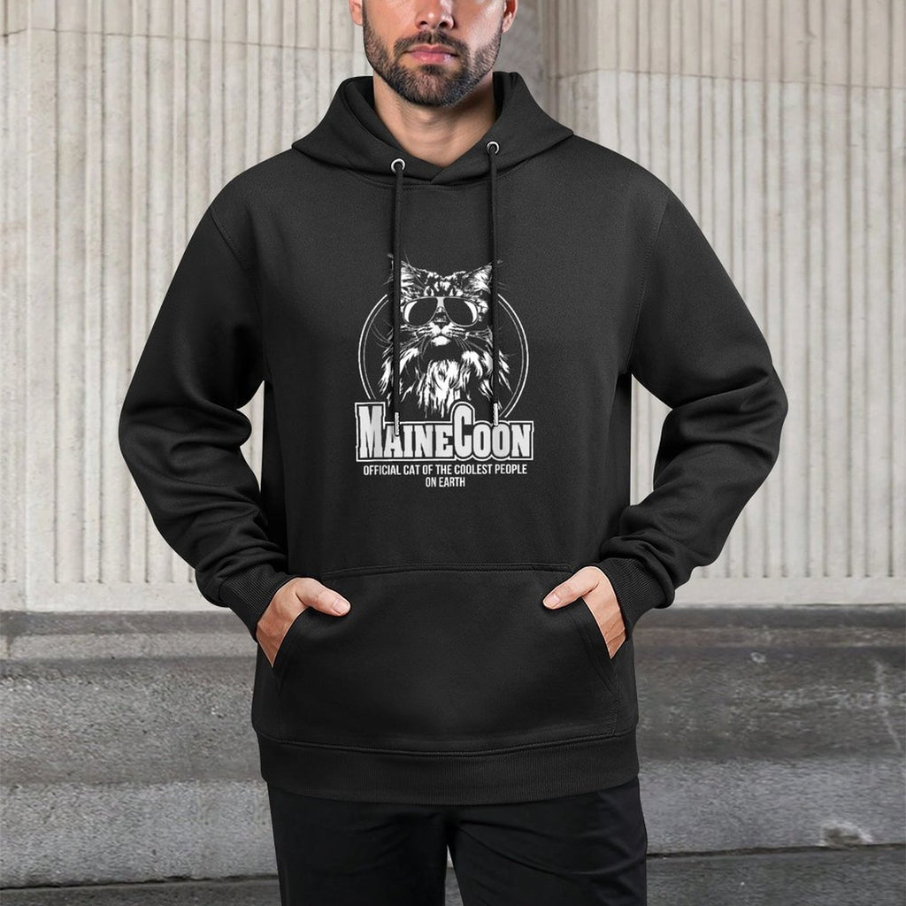 Funny Proud Maine Coon Cool Cat for Men Women Girls Kids Colorfast Hoodie