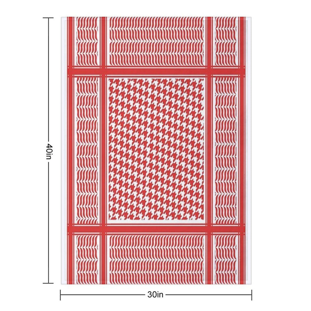 Shemagh & Ghutra Gift-ready Throw Blanket