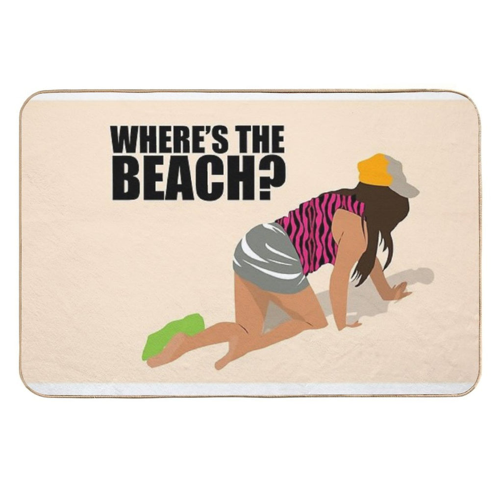 Snooki Where's The Beach  Non-Slip Bath Mat