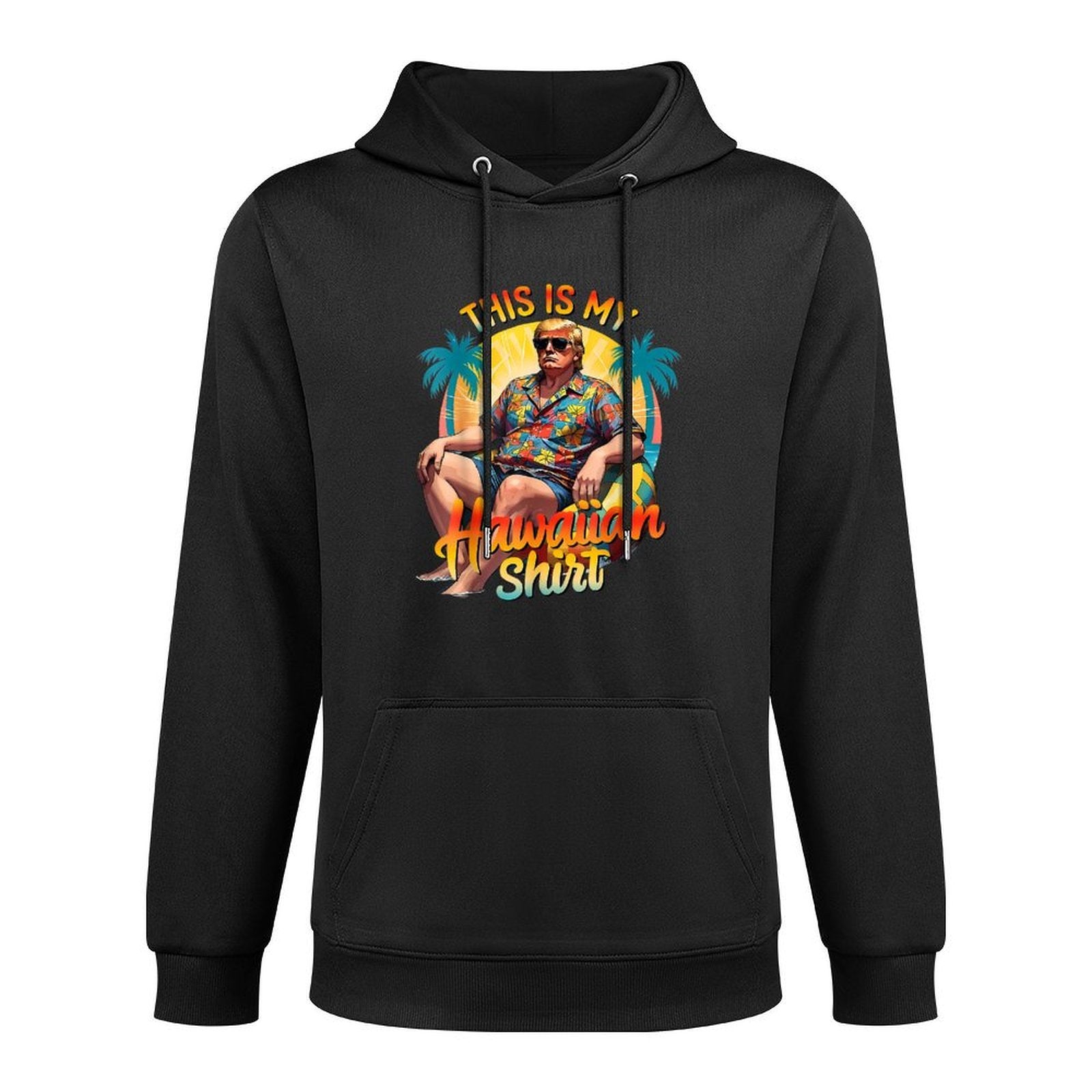 Trump 2024 This My Hawaiian Luau Costume Party Hawaii Unisex Design Hoodie