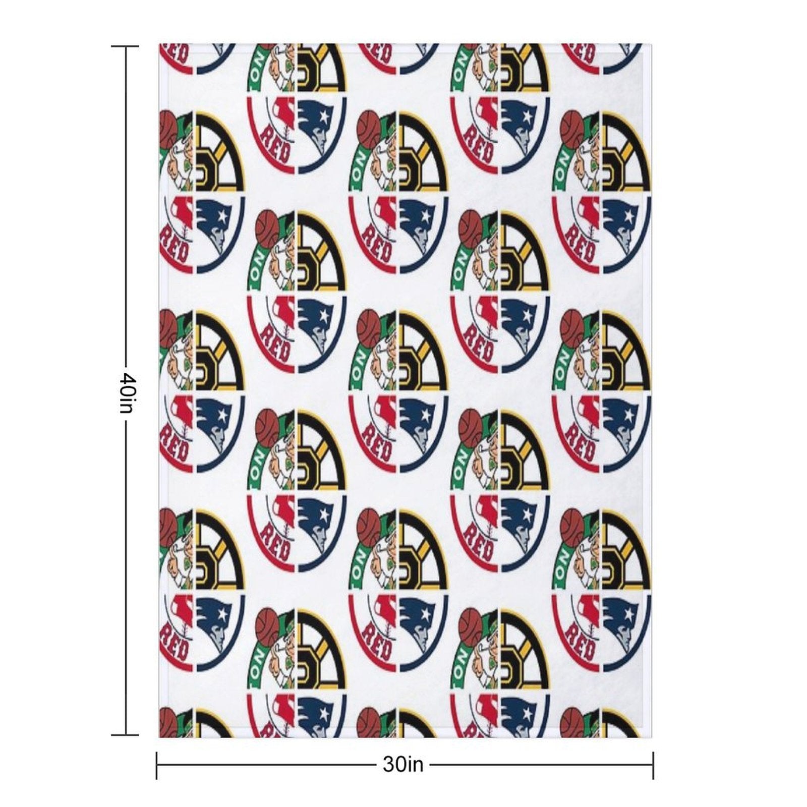 Bos.ton Sports Gift-ready Throw Blanket