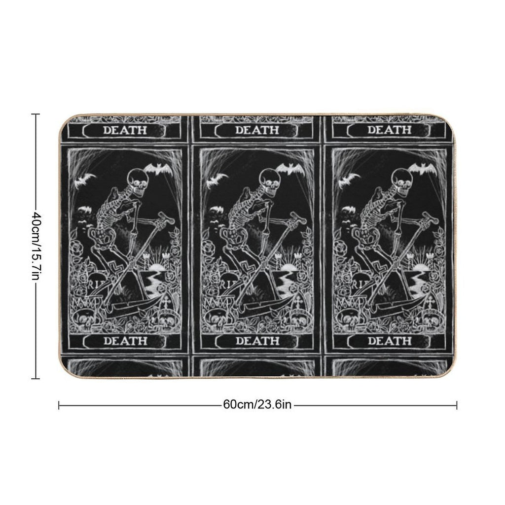 Death Card  Easy Maintenance Bath Mat