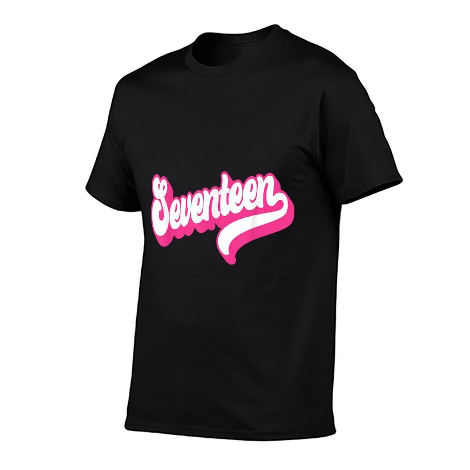 Seventeen 17 Years Old Pink For Girls For Her 17th Birthday  Vintage-inspired T-Shirt