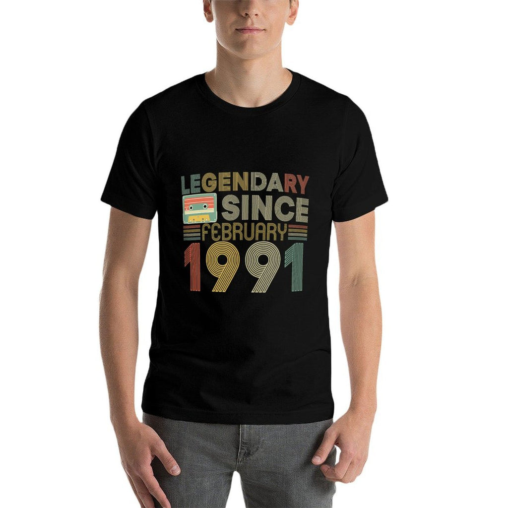 Legendary Since Tape Bday February 1991 1991 30th Birthday  Versatile T-Shirt