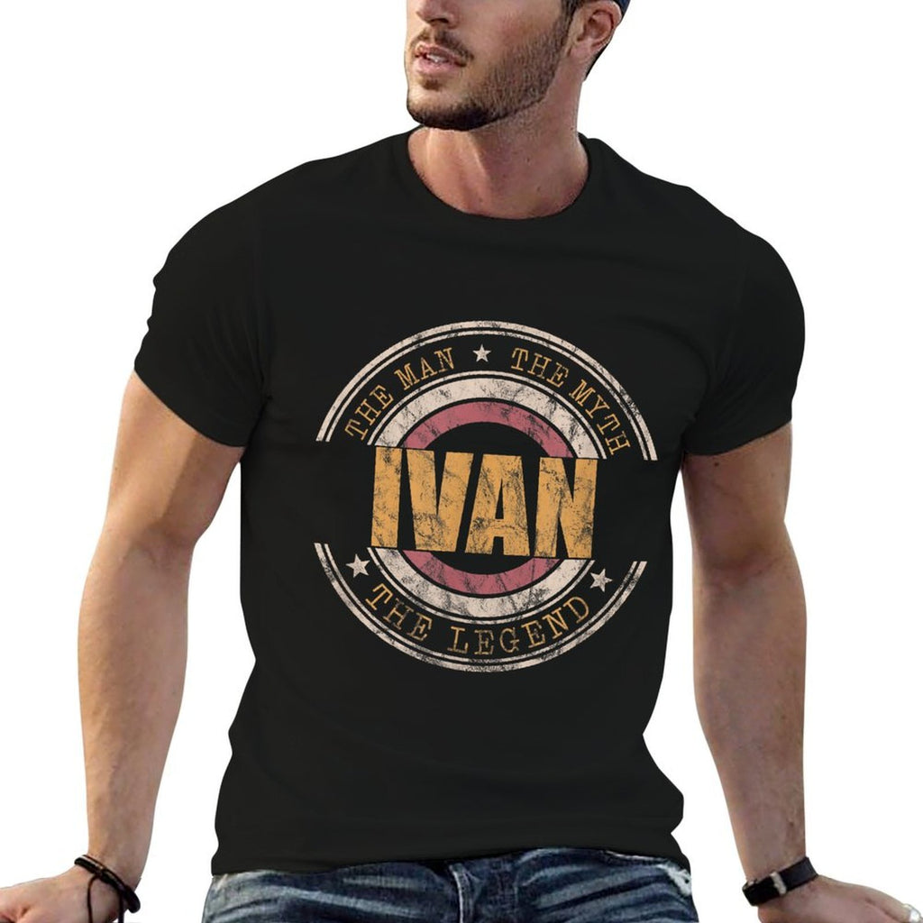 Mens Ivan The Man The Myth The Legend First Name Ivan  Soft T-Shirt