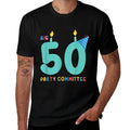 Big 50 Party Committee Over The Hill 50th Birthday Party  Cotton T-Shirt