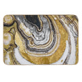 Stone Prose Geode Gold  Fade-Resistant Bath Mat