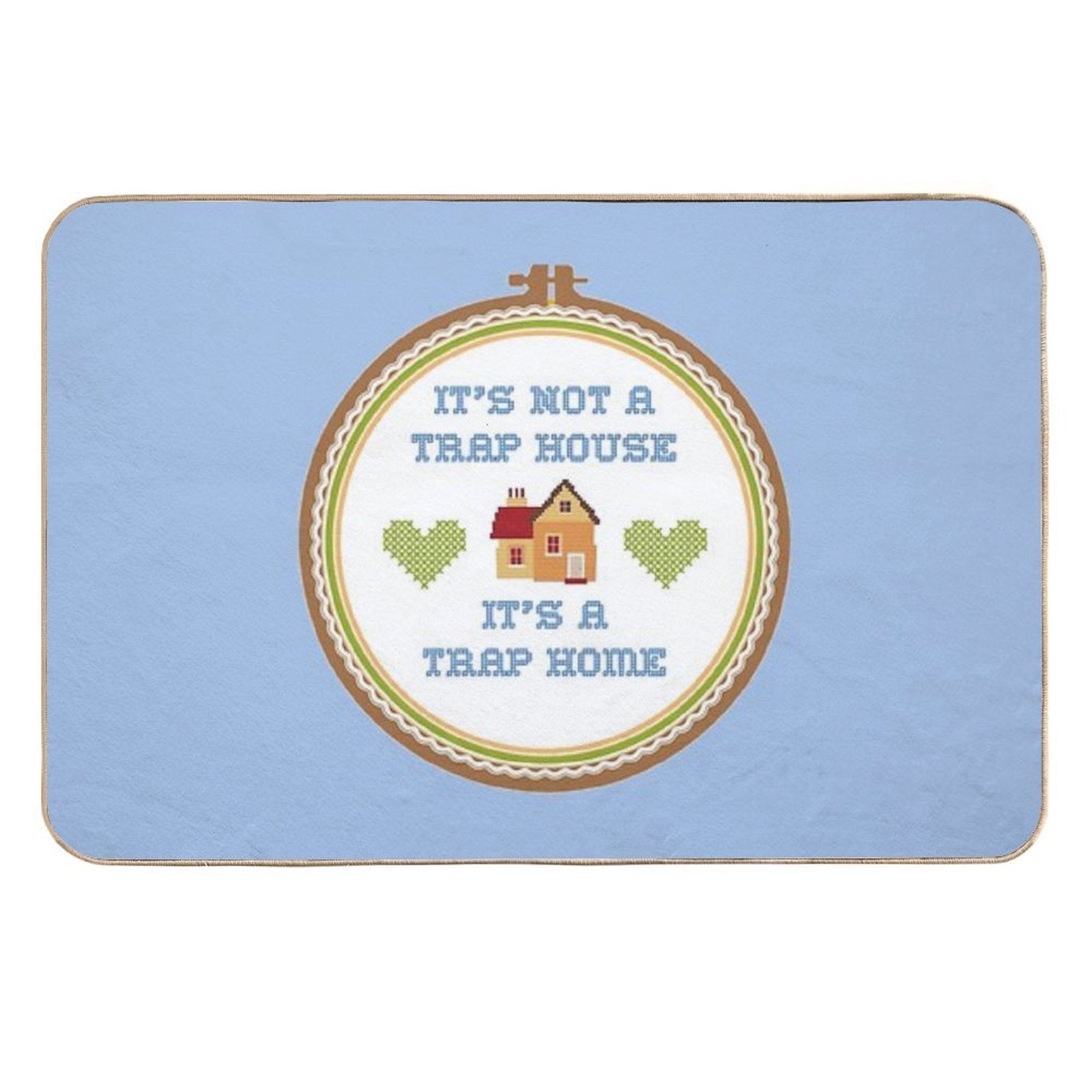 Trap Home  Rapid-Drying Bath Mat