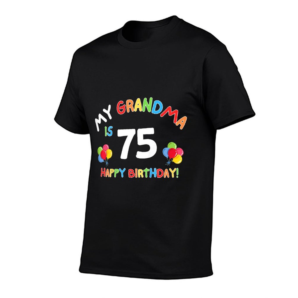 Kids My Grandma Is 75 75th 75 Years Old Mama Mother Mom Kids  Vintage-inspired T-Shirt