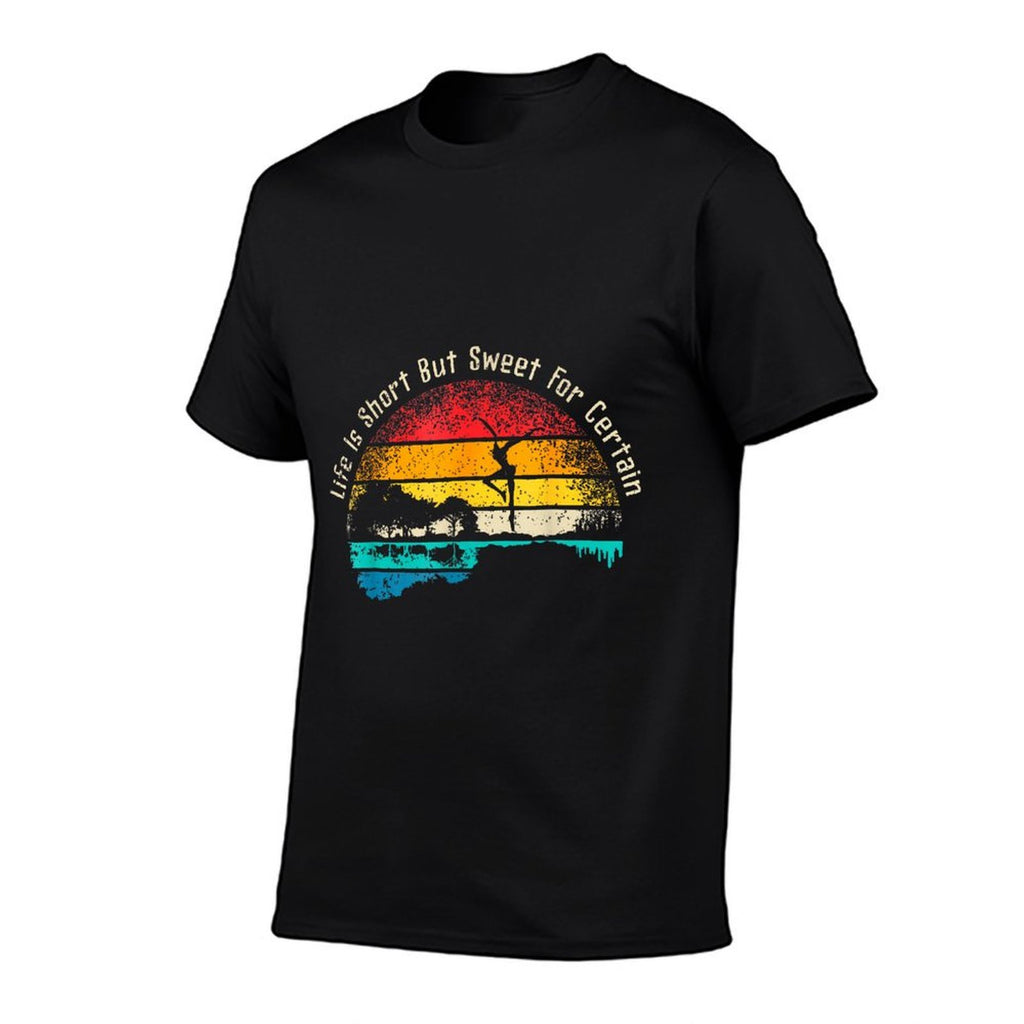 Life Is Short Guitar But Sweet For Certain  Trendy Pattern T-Shirt