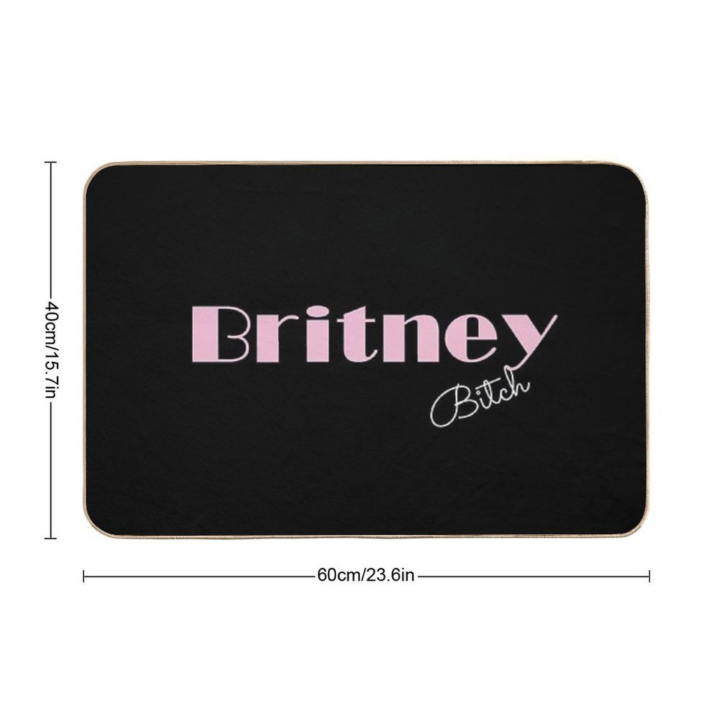 Britney. Bitch  High-Traffic Bath Mat