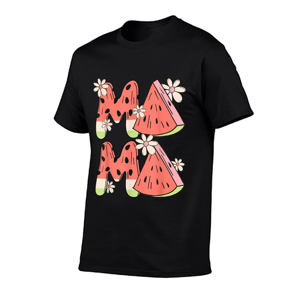 Mama Watermelon Funny Summer Fruit Great Mothers Day  Eco-friendly Material T-Shirt