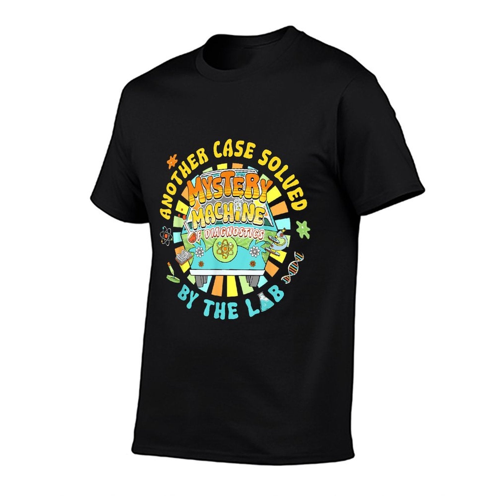 Mystery Funny Machine of Diagnostics Medical Lab Week Tech  Trendy Pattern T-Shirt