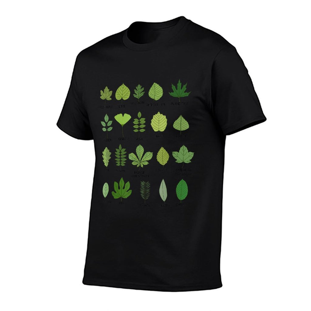 Different Types of Tree Leaves, Common Leaves, Nature Lovers  Quick-drying T-Shirt