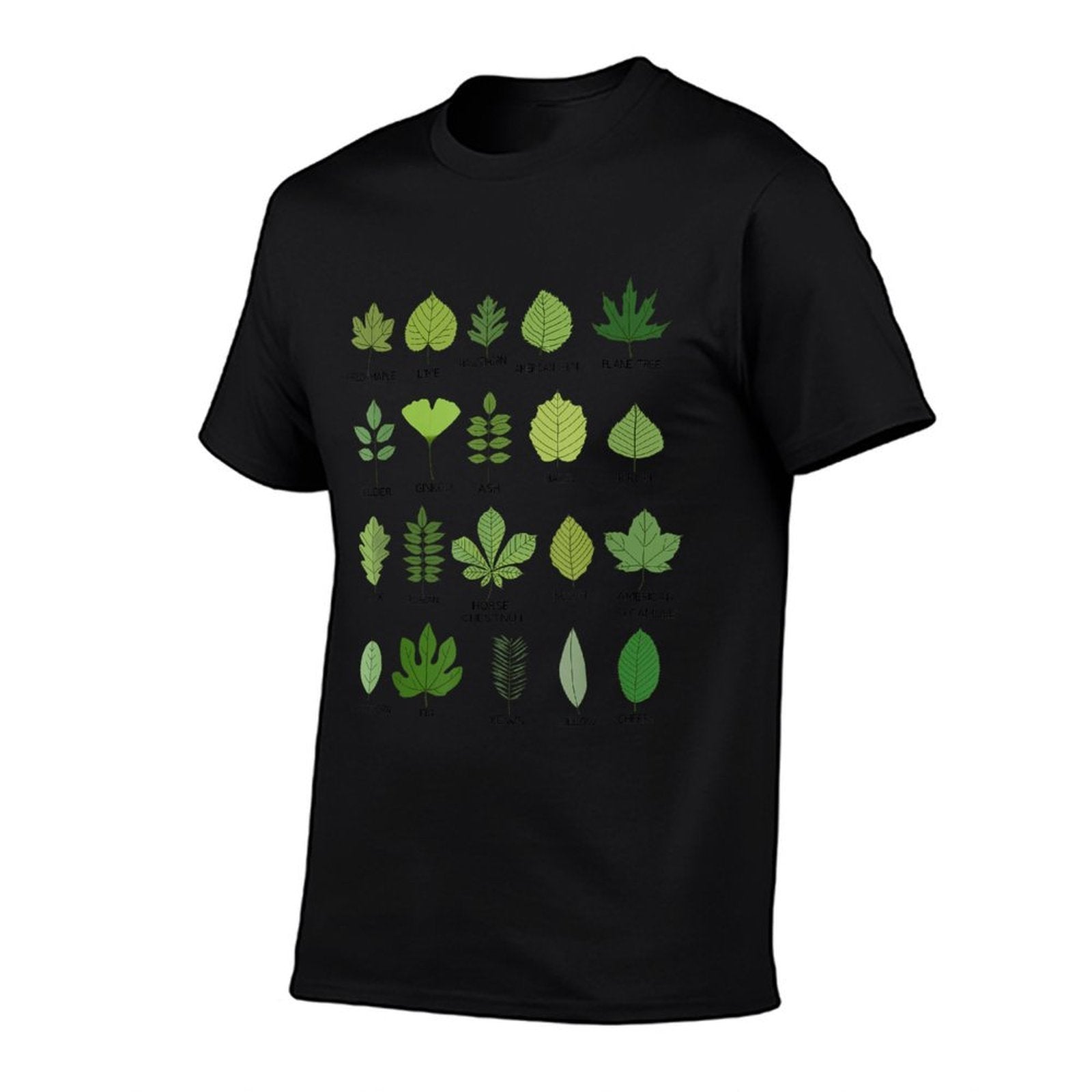 Different Types of Tree Leaves, Common Leaves, Nature Lovers  Quick-drying T-Shirt