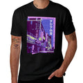 Japanese City, Dark Aesthetic Vaporwave Anime Concept  Durable T-Shirt