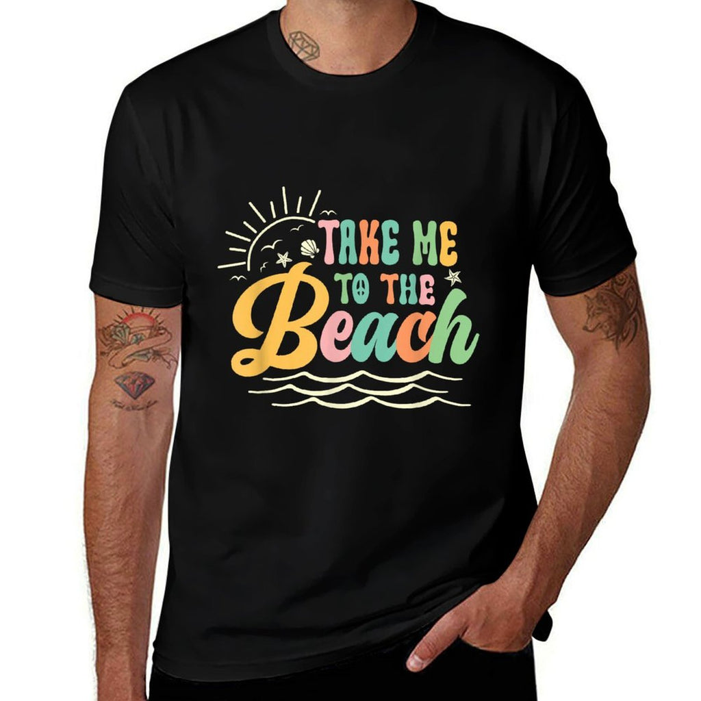 Sun Sea Summer Vacation Take Me to The Beach  Wrinkle-resistant T-Shirt