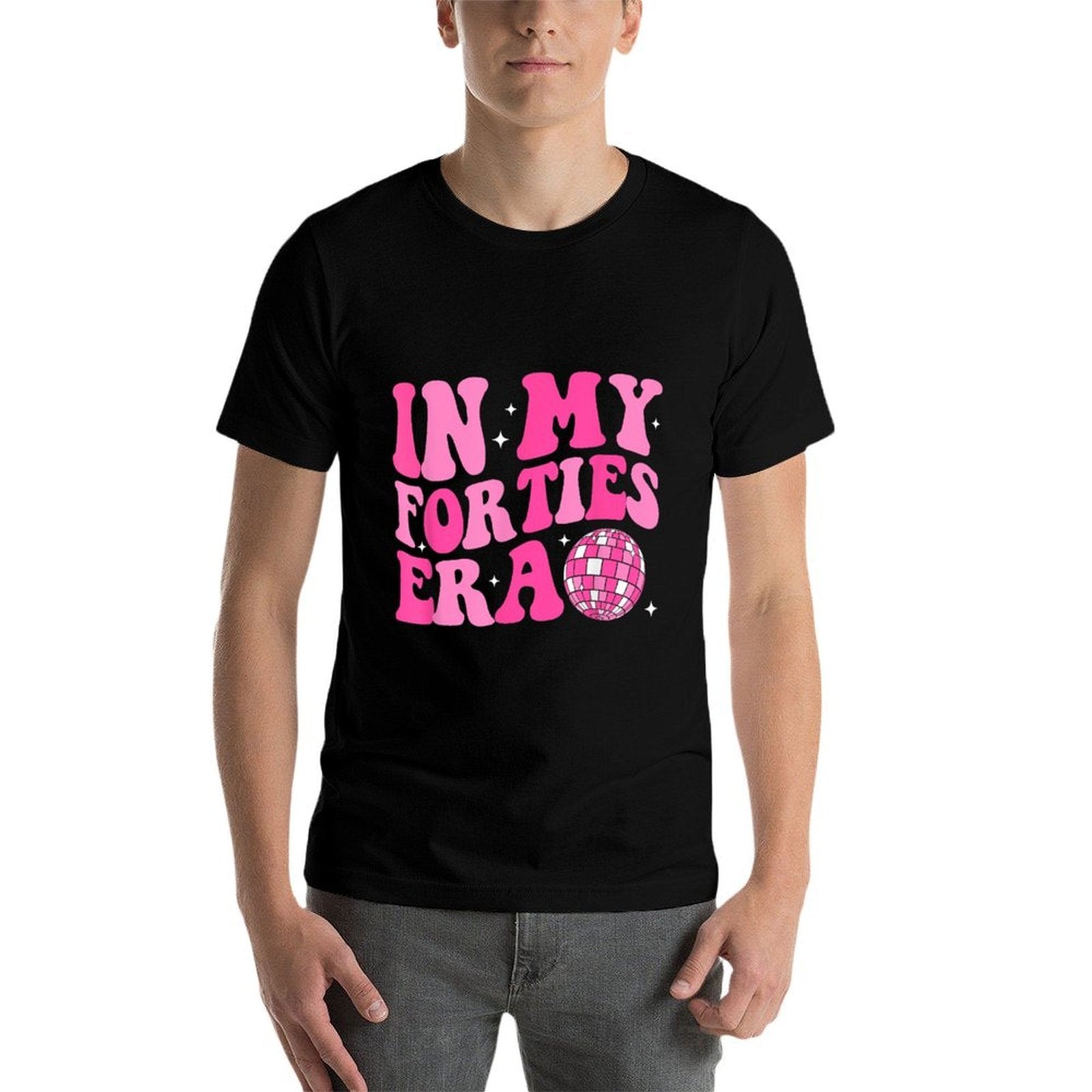 In My Forties Era Groovy Retro Happy 40th Birthday  Breathable T-Shirt