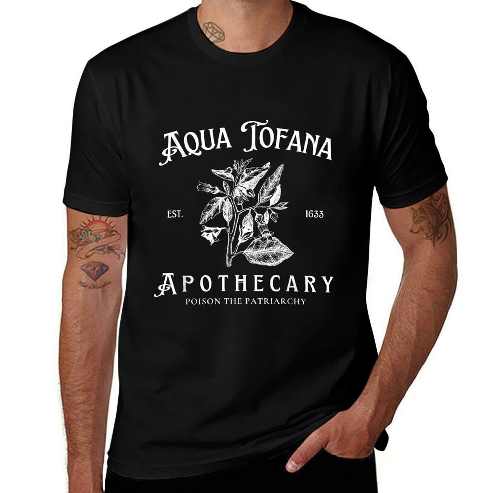 Funny Feminist Aqua Tofana Apothecary Vintage  Versatile T-Shirt