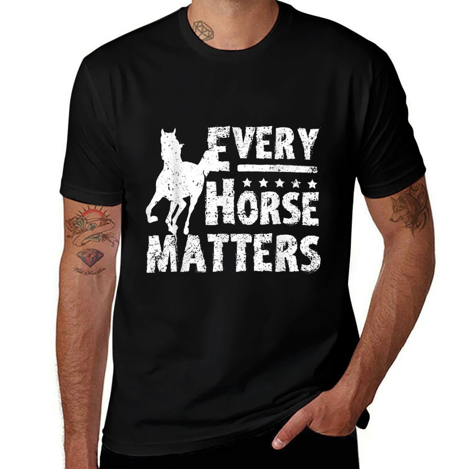 Horse Rescue Every Horse Matters  High-quality Stitching T-Shirt