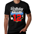 Womens 12th Baseball Birthday Twelve Year Old Baseball Player Drip  Versatile T-Shirt