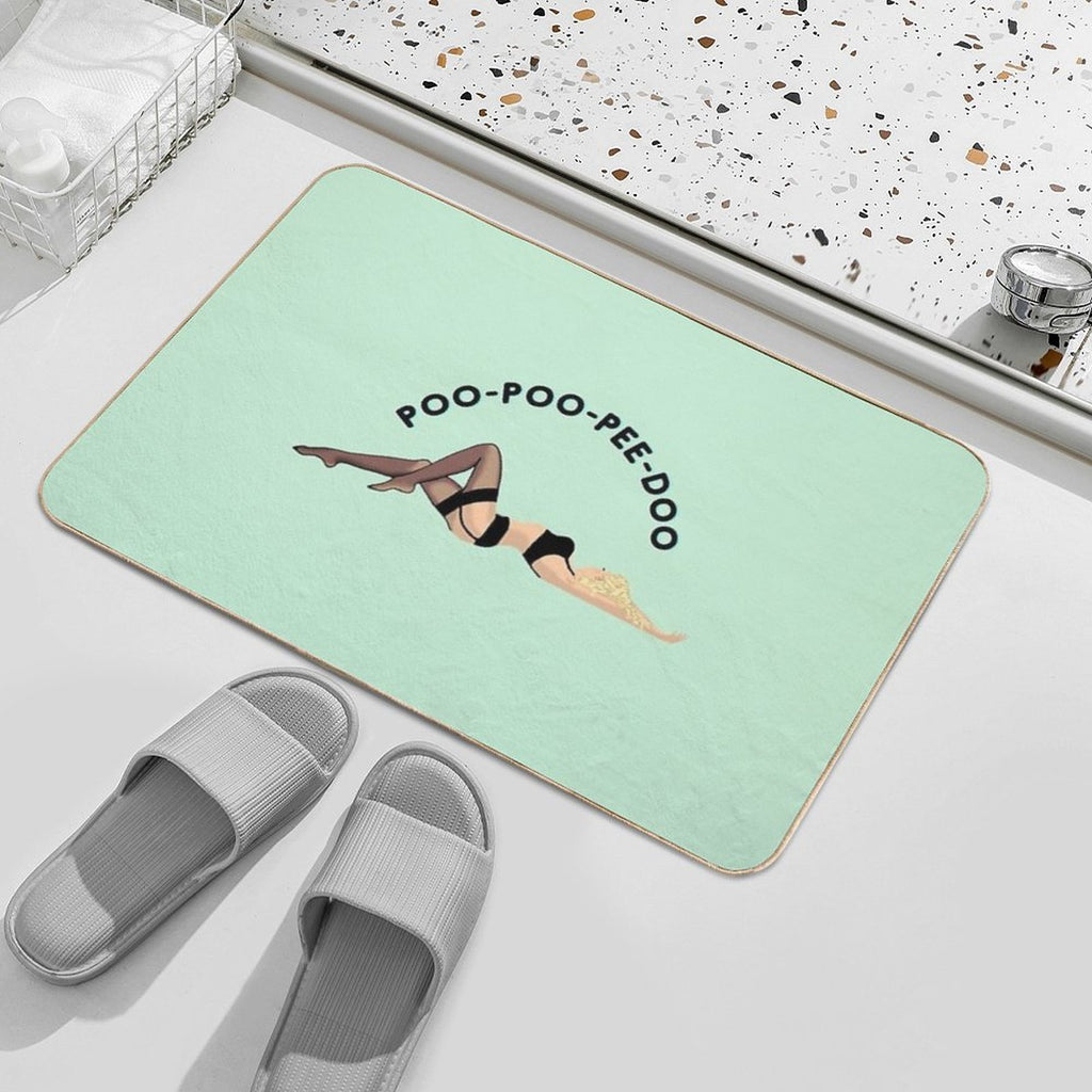 Poo-poo-pee-doo  Dirt-Trapping Bath Mat