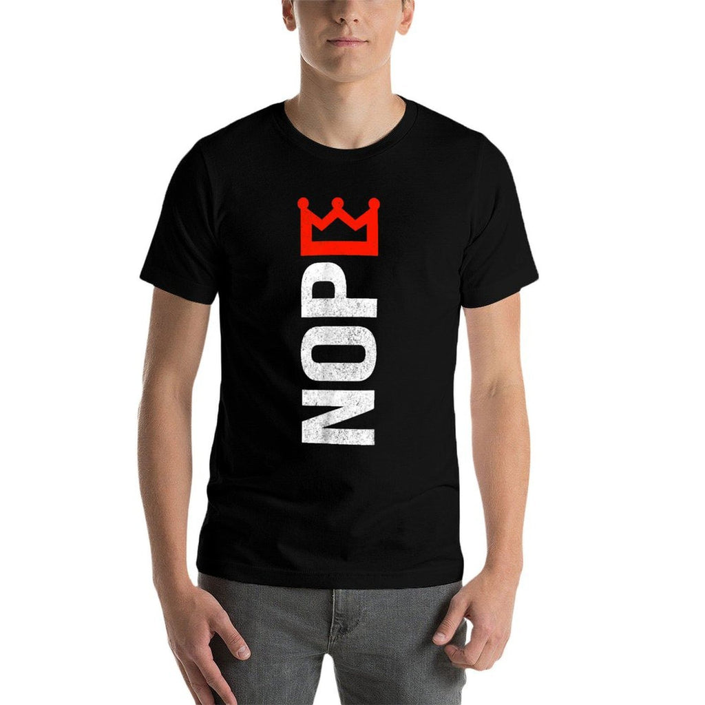 No Kings Protest Sign Vertical June 14th American USA  Cotton T-Shirt