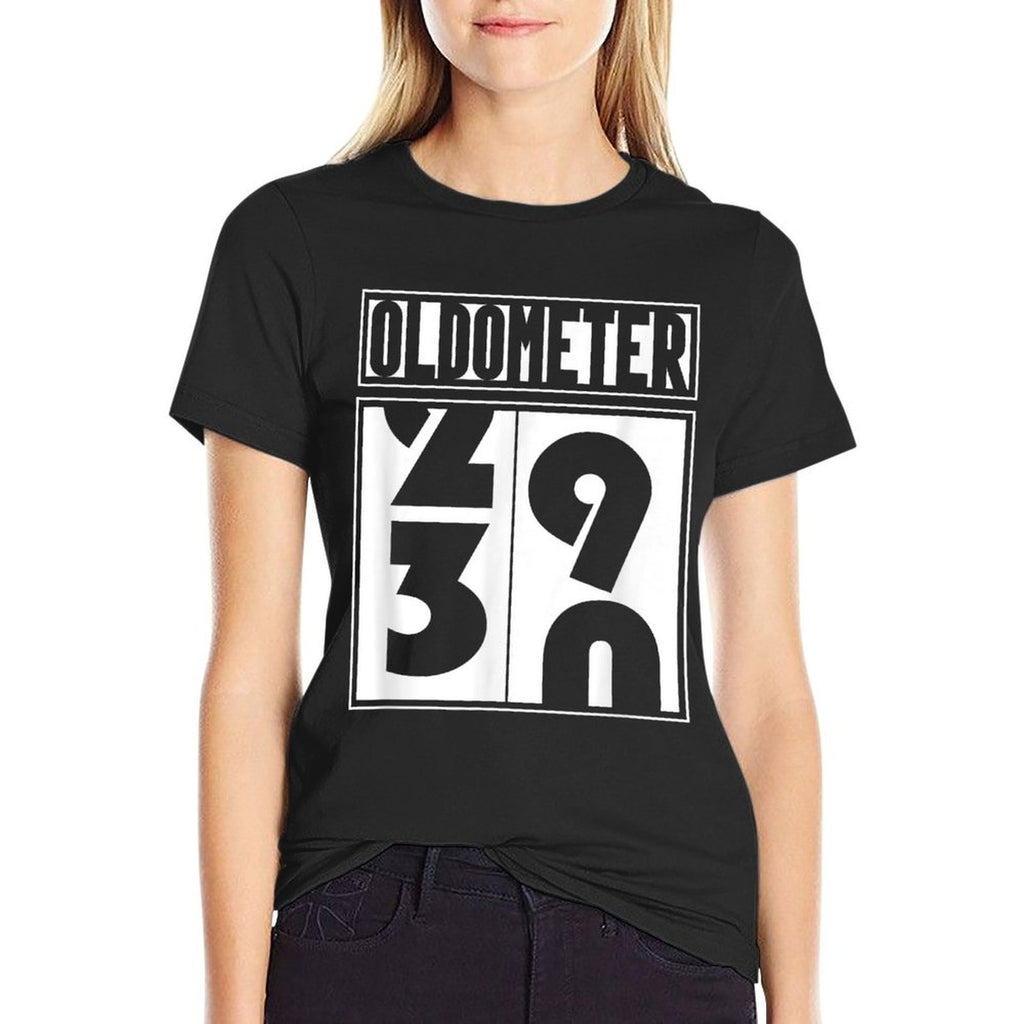 Oldometer 30th Birthday  Trendy Pattern T-Shirt