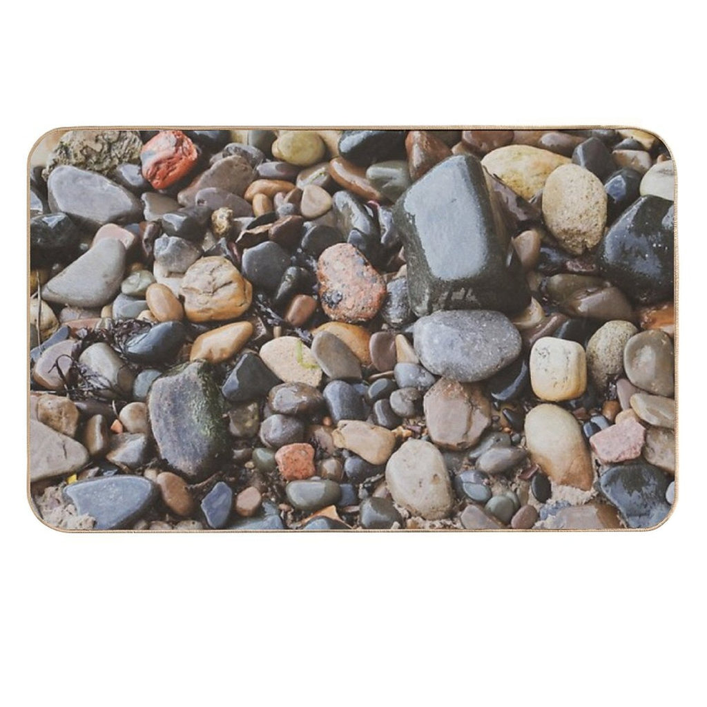 Beach Pebbles  Dirt-Trapping Bath Mat