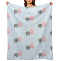 Jumbo Bubble Gum Velvety-soft Throw Blanket