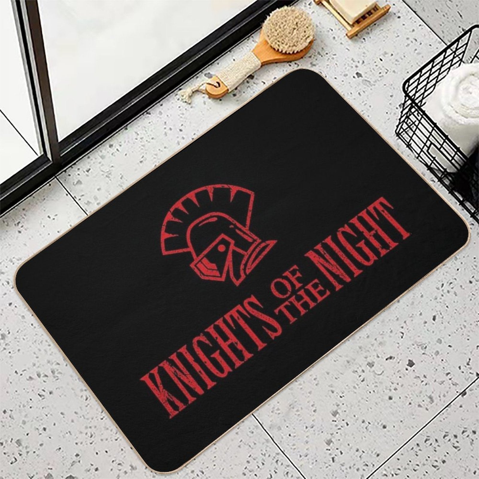 Knights of The Night  Easy To Clean Bath Mat