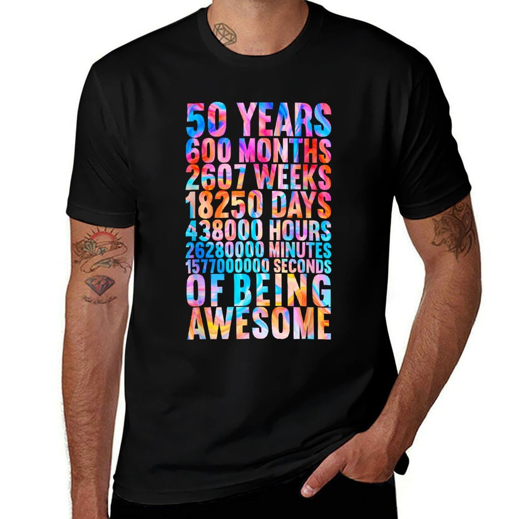 Funny 50th Birthday Old Meter Funny 50 Year Old Gifts  Odor-resistant T-Shirt