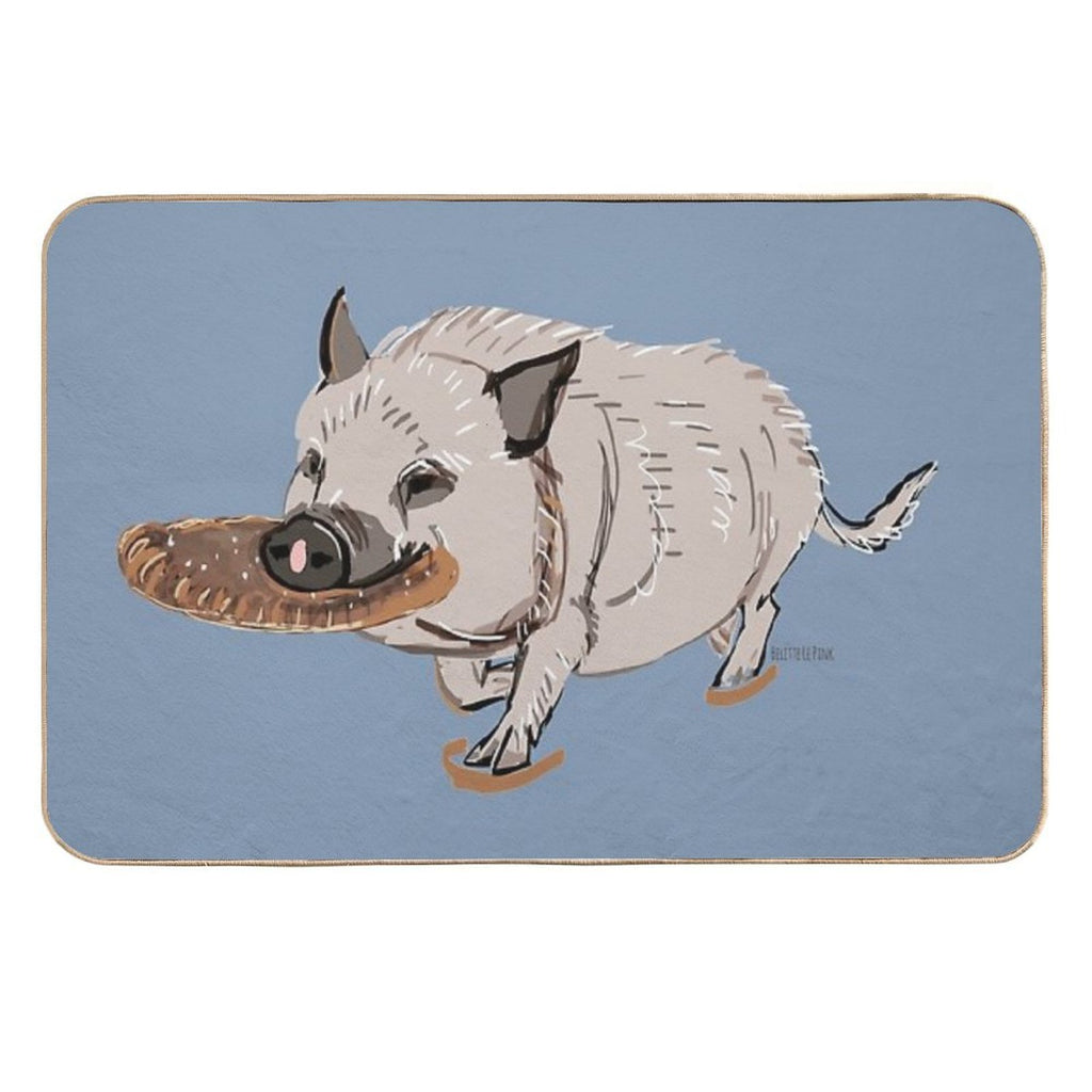 Sulo The Mini Pig  High-Traffic Bath Mat