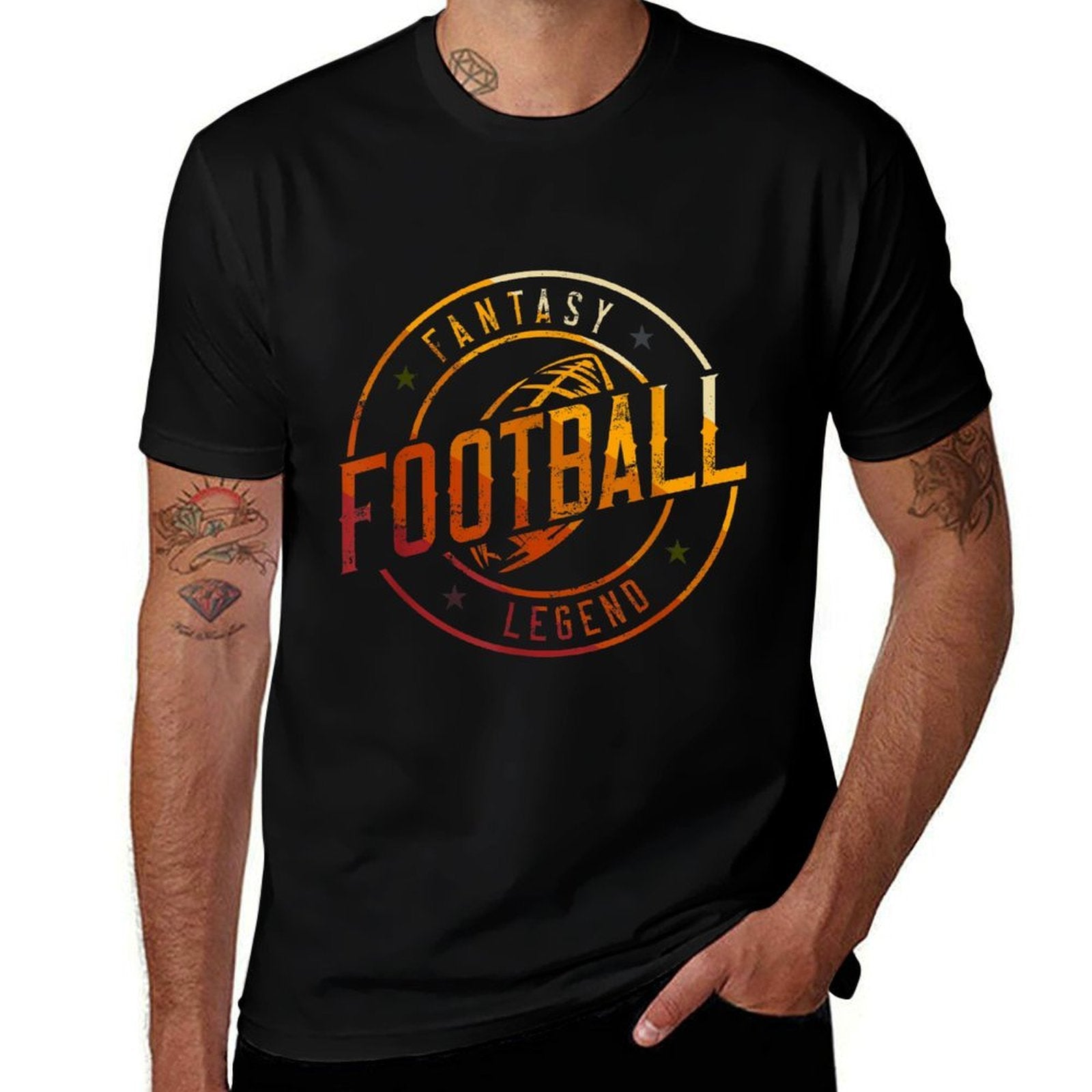 I Am A Fantasy Football Legend  Retro Fantasy Football  Polyester Blend T-Shirt