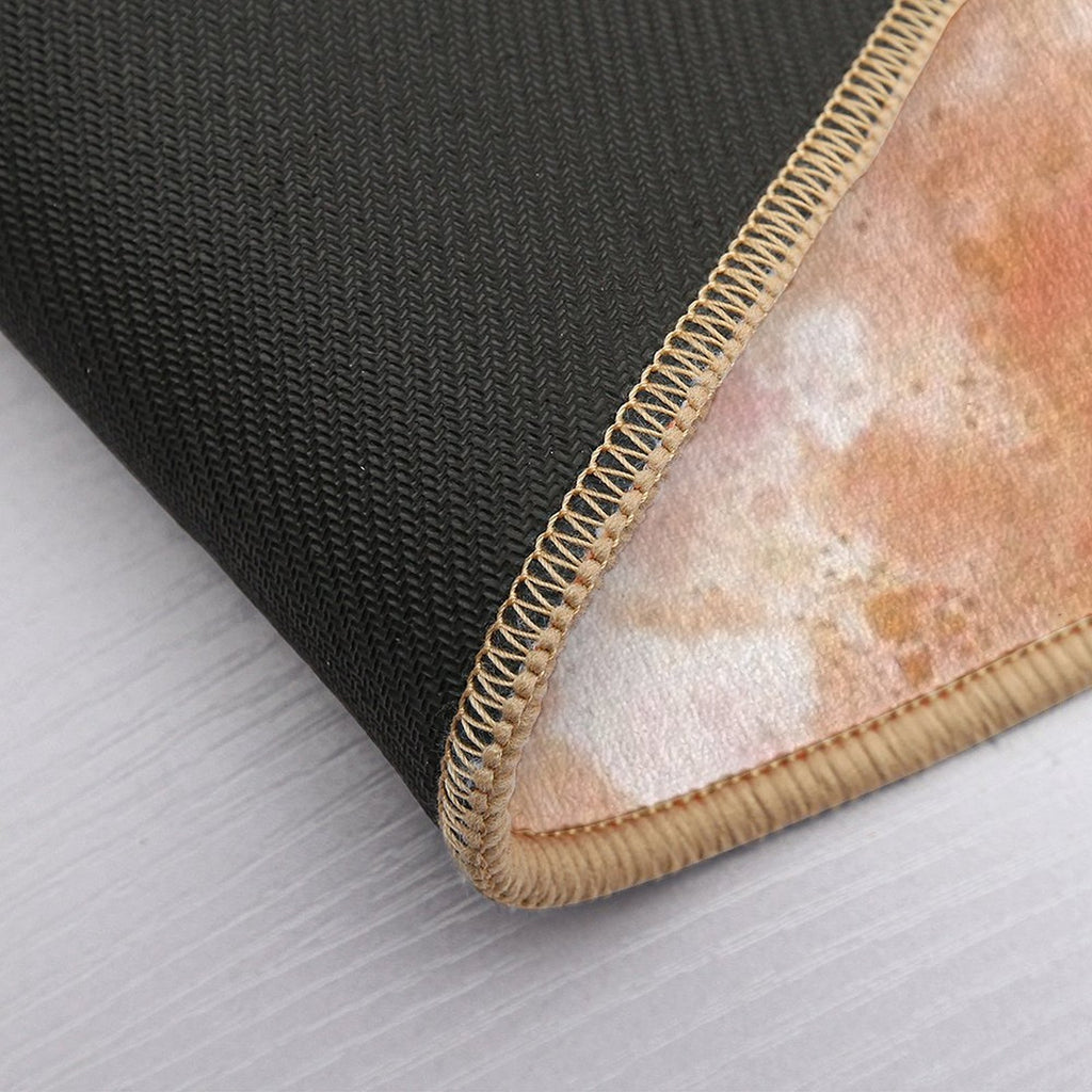 Boho Watercolor  Fade-Resistant Bath Mat