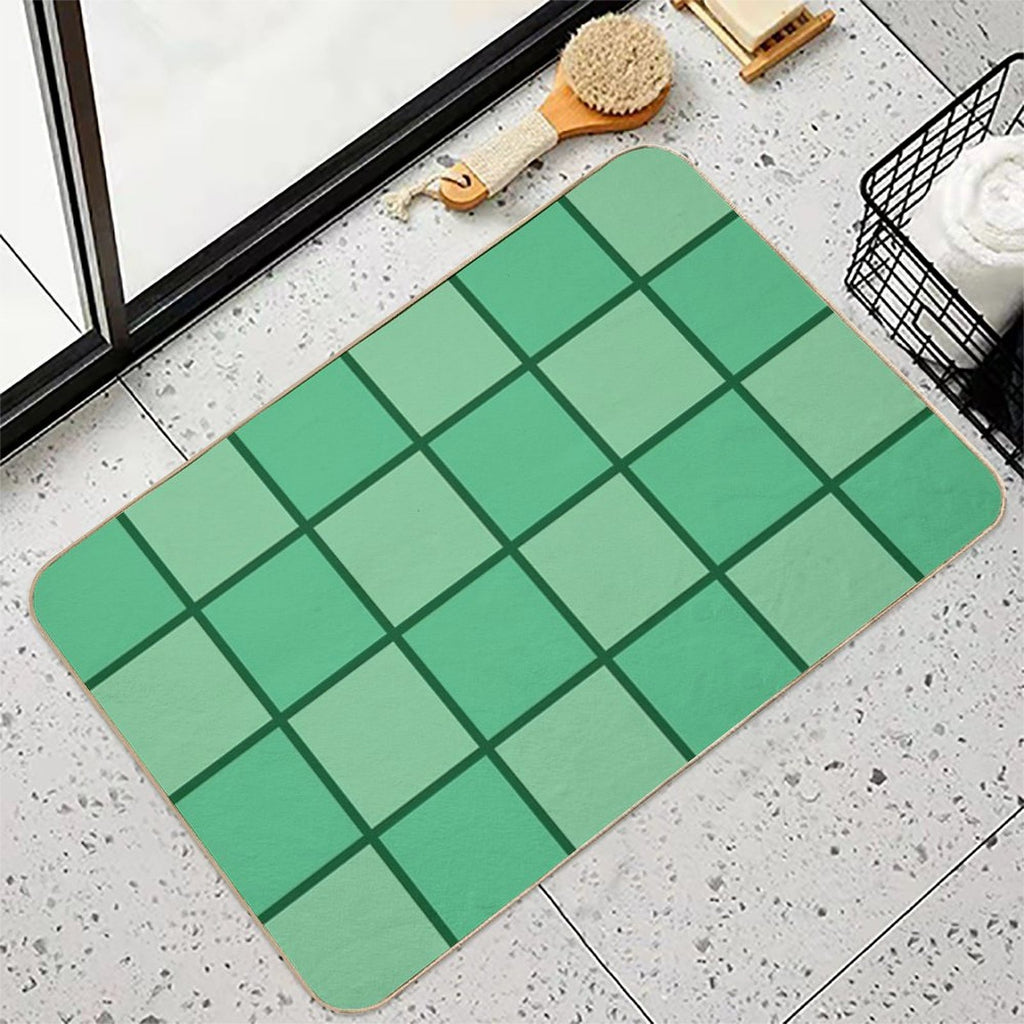 Seaside Window Art - Seaside Green Tones - Home Decor & Personal Style  High-Traffic Bath Mat