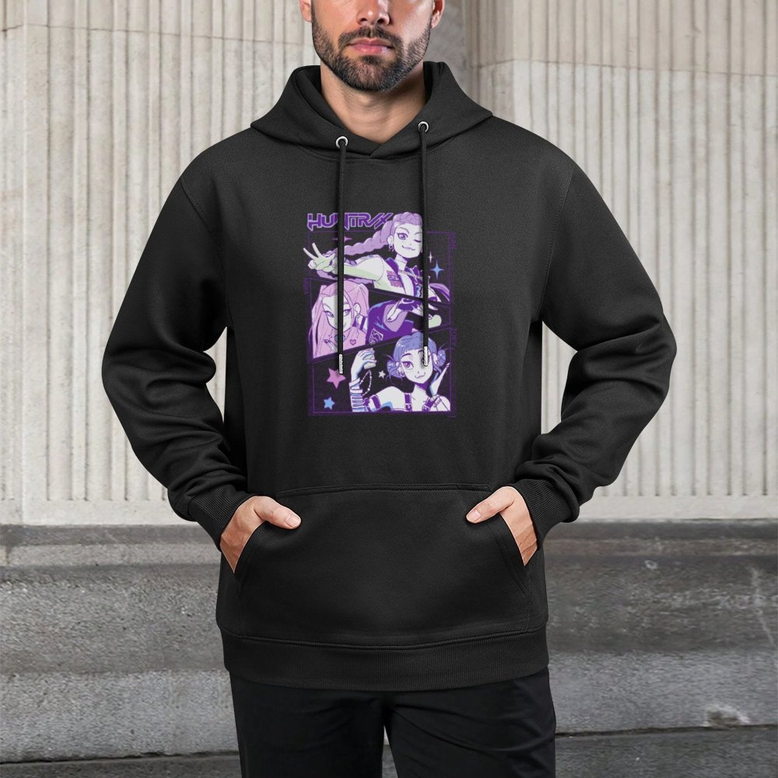 KPop Demon Hunters HUNTRX Officially Licensed Casual Wear Hoodie