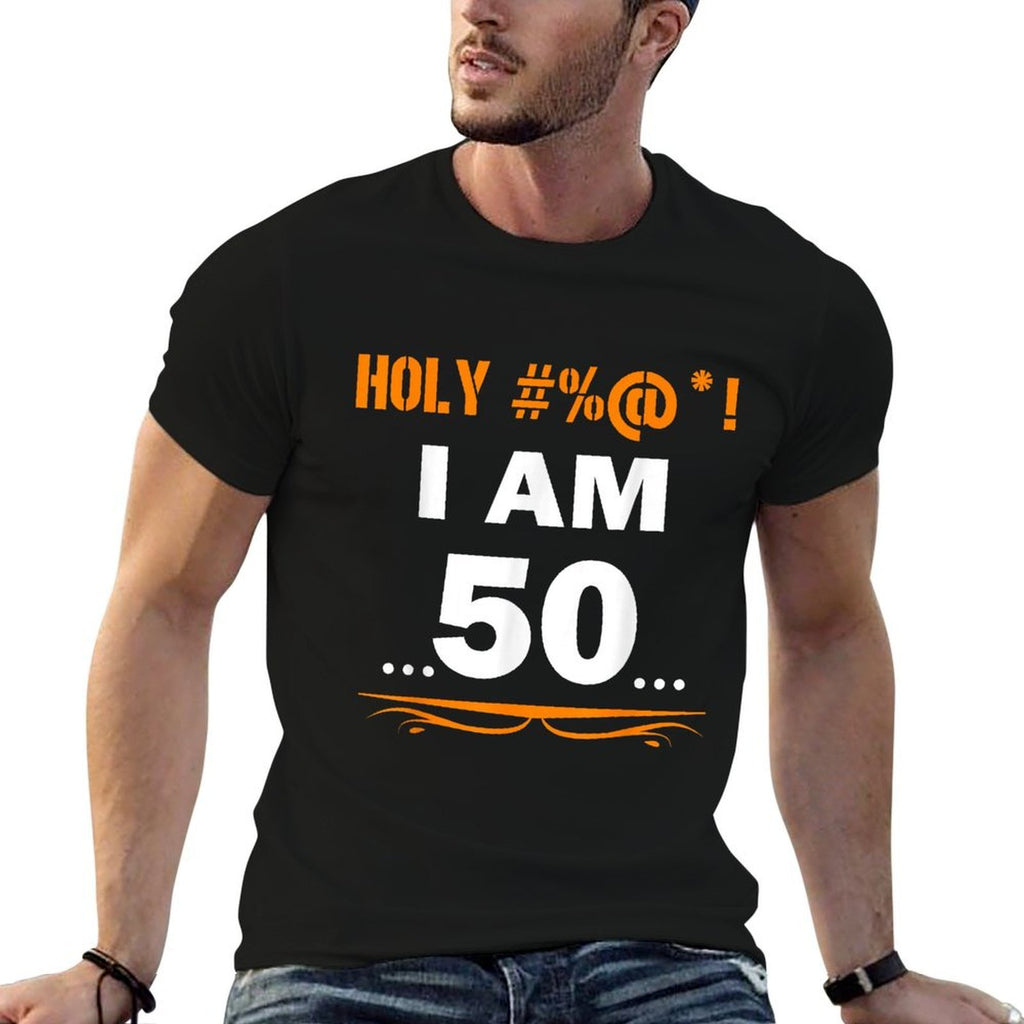 Funny Holy I'm 50 Years Old 50th Birthday Gift  Relaxed-fit T-Shirt