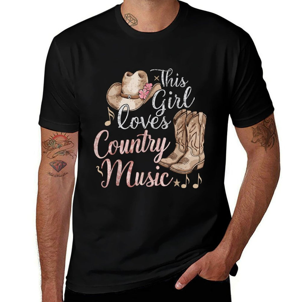 This Girl Loves Country Music  Graphic-printed T-Shirt