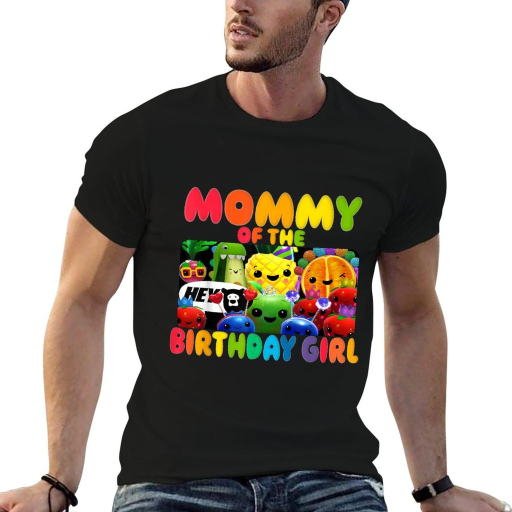 Mommy Of The Birthday Girl Fruit Birthday Family Matching  Summer-ready Fabric T-Shirt
