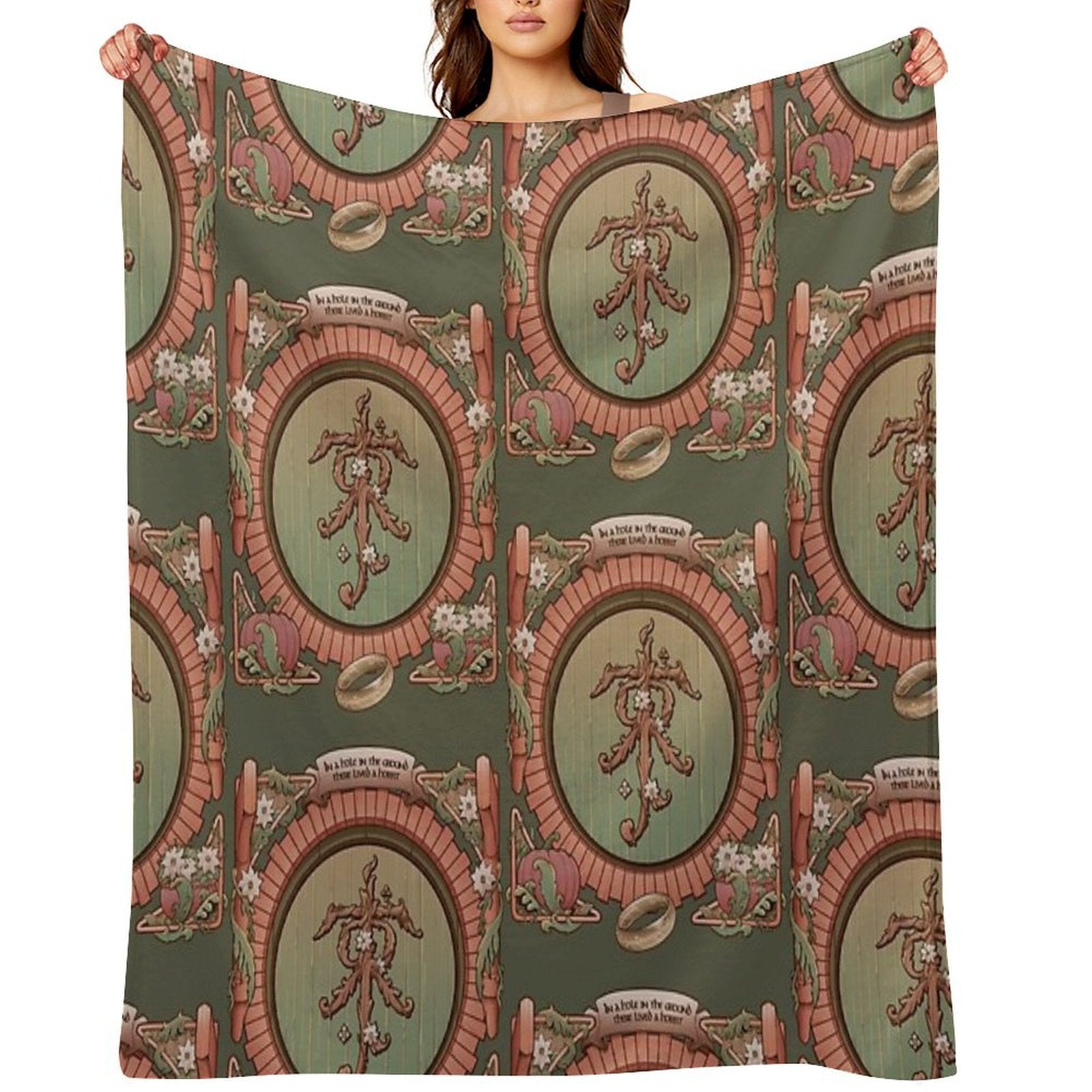 A Hole In The Ground Travel-friendly Throw Blanket