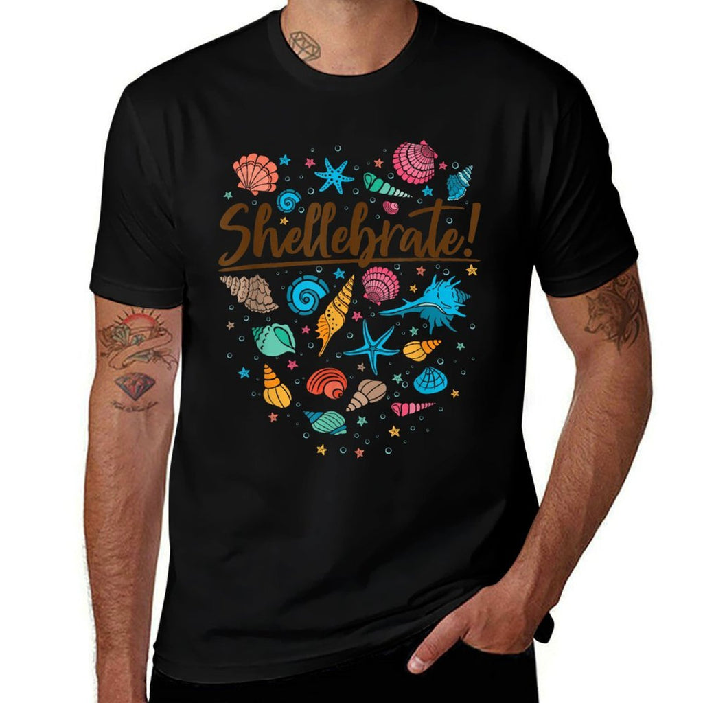 Beach Seashell Sea Shell Party Celebrate  Relaxed-fit T-Shirt