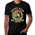 Dad Jesus Christ Said Go Fishing Bass Christian Funny Men Comfortable T-Shirt