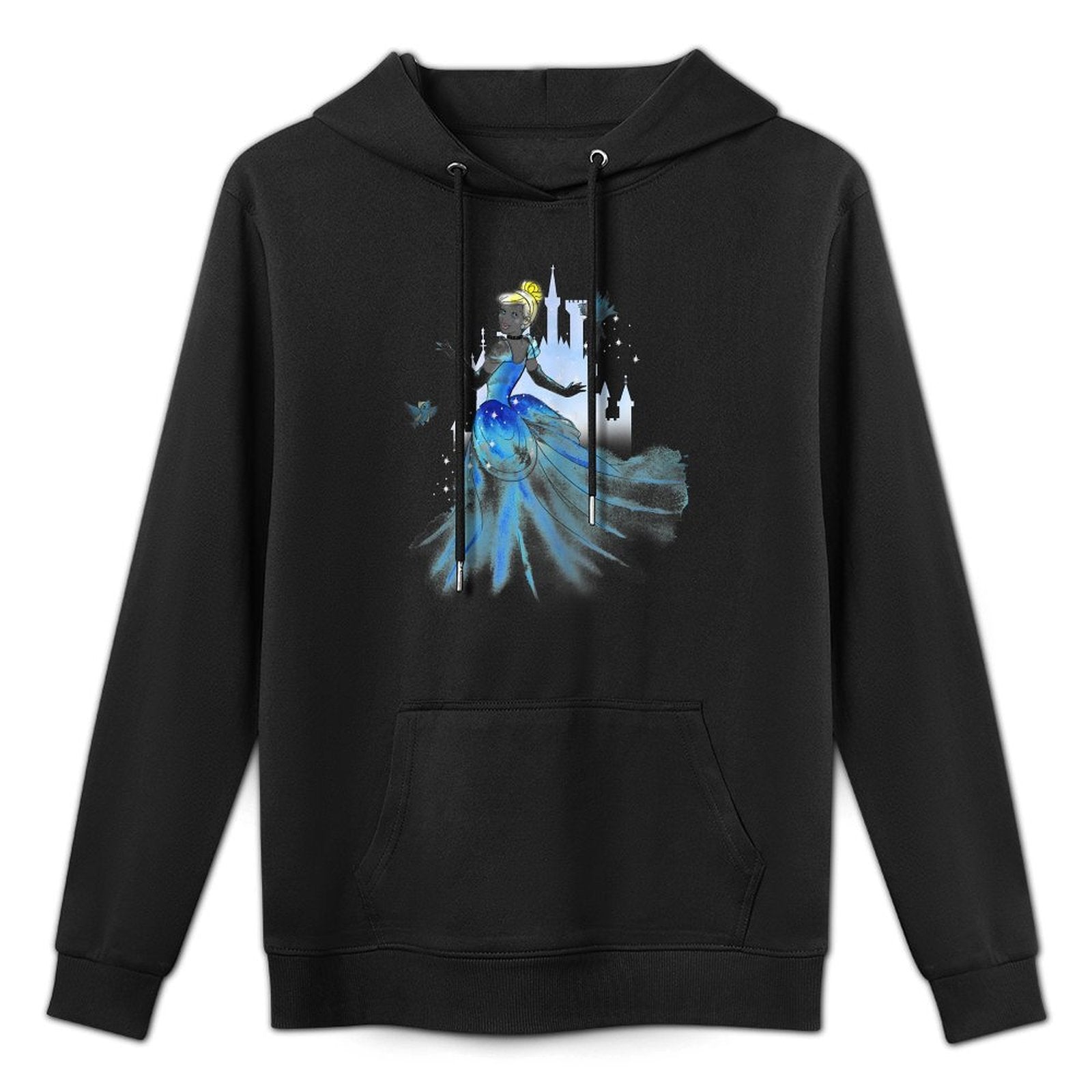 Disney Cinderella Water Color Graphic Pilling-Resistant Hoodie