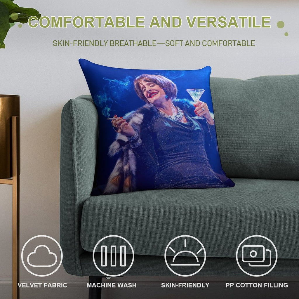 Patti LuPone As Joanne in Company Soft Shrink-Resistant Throw Pillow