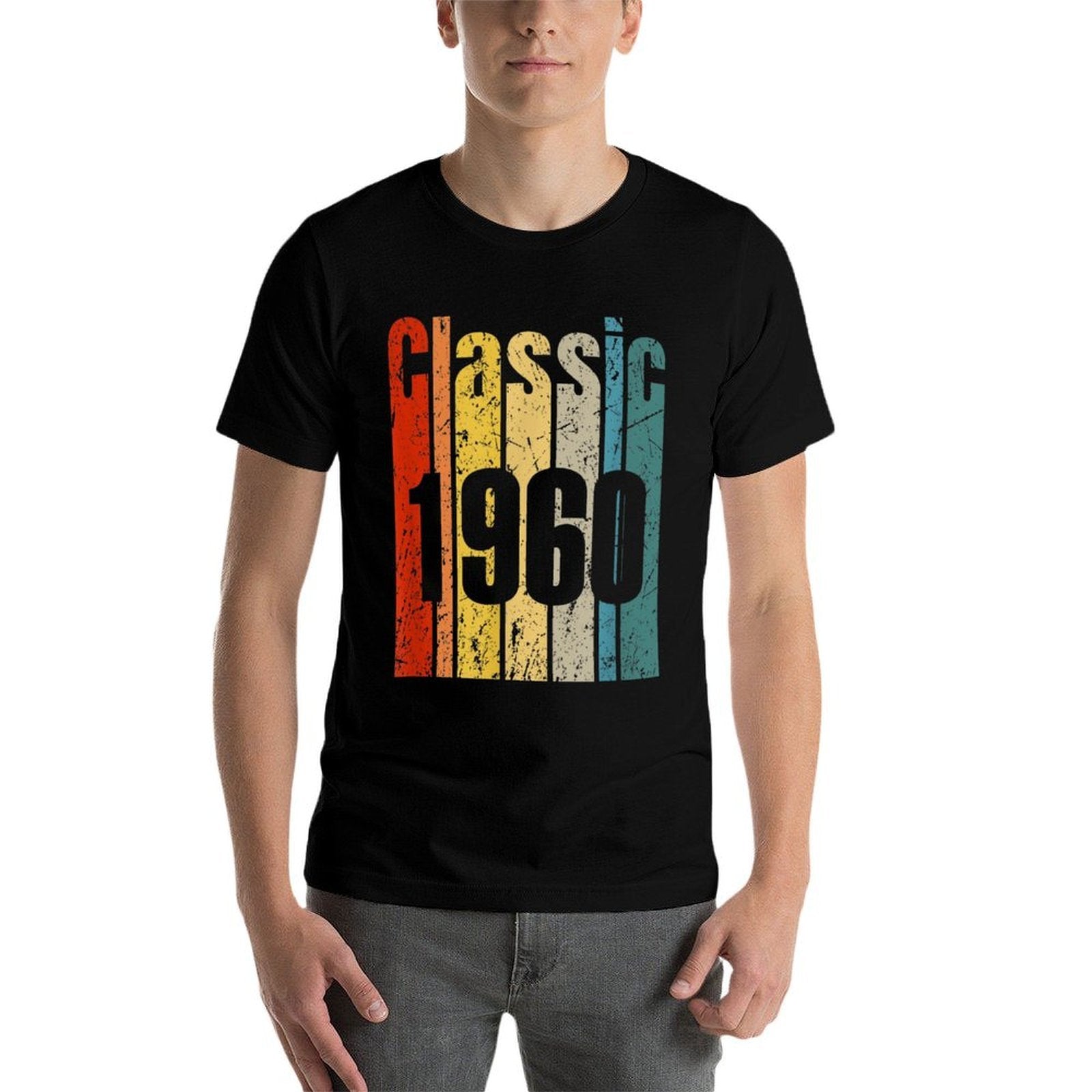 Vintage 1960 60 Years Old Retro 50th Birthday Gift Born 1960  Vintage-inspired T-Shirt