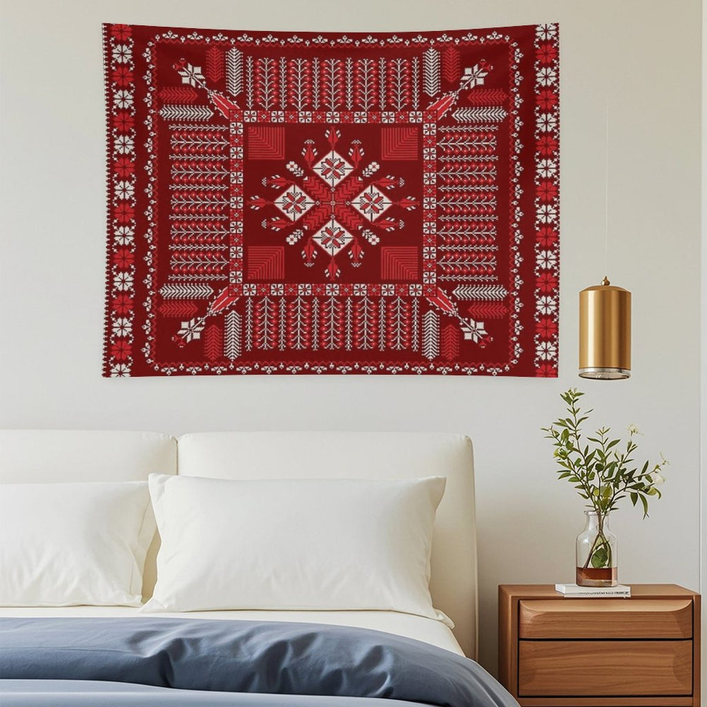 Tatreez Pattern Tapestry