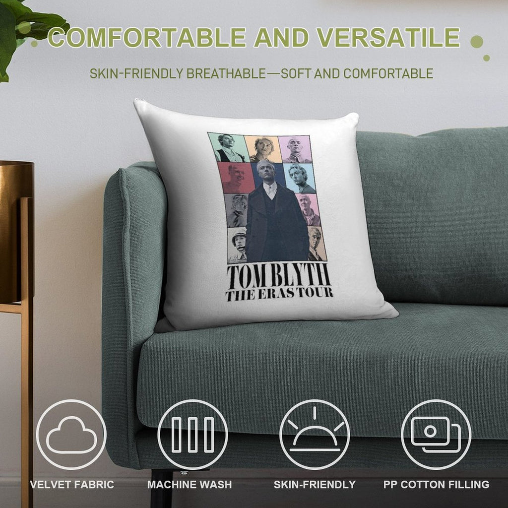 Tom Blyth As Coriolanus Snow The Eras Tour Soft Washable Throw Pillow