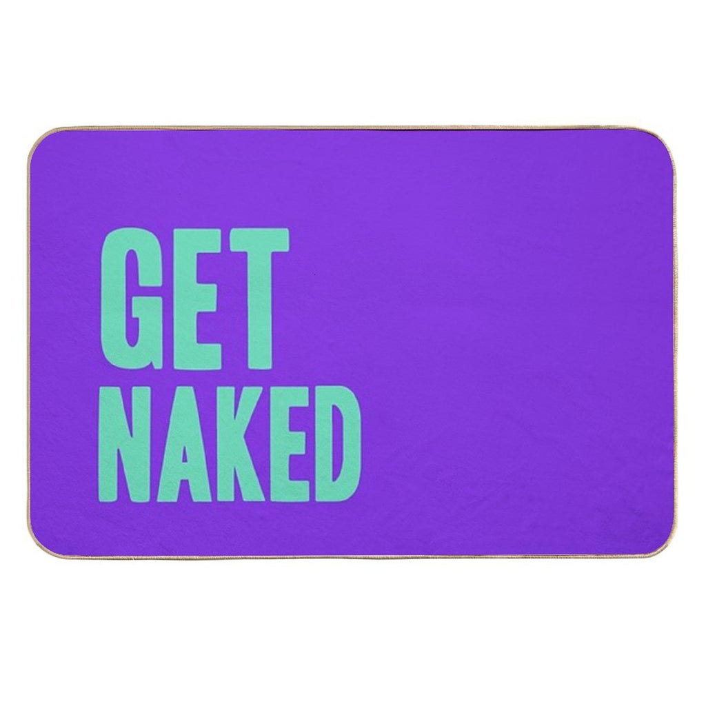 Get Naked - Purple And Blue  Multi-Purpose Bath Mat